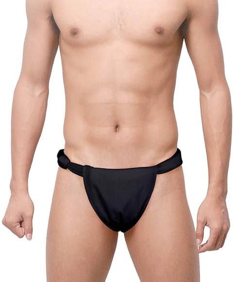 [HONGFU] コットン100% ふんどし 六尺褌 コットン 綿 男性用 下着 セクシー 露出 Tバック ビキニ 水着 裸祭り 無地 フリーサイズ  20cm幅